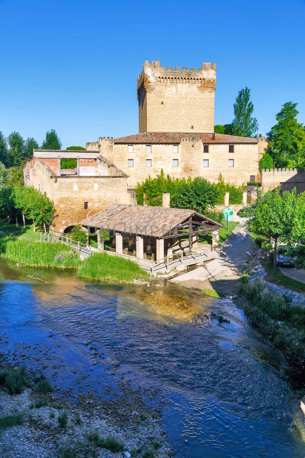 Cuzcurrita de River Tiron medieval castle, La Rioja Spain
