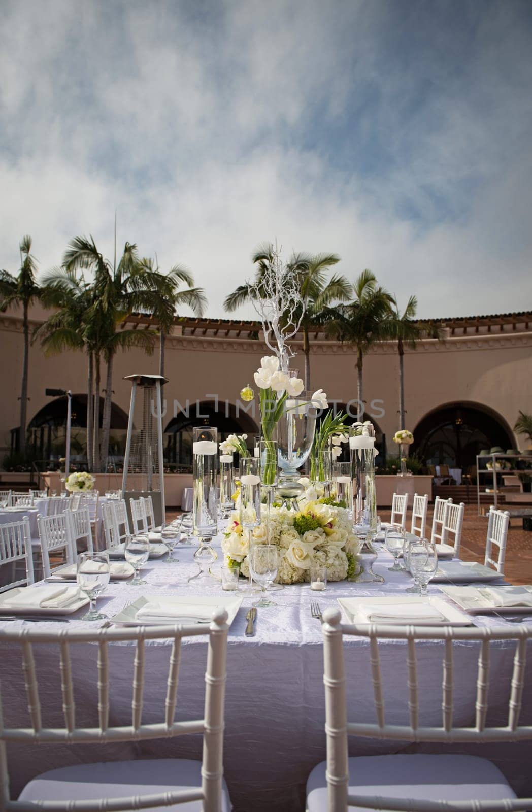 Image of a beautifully decorated wedding venue