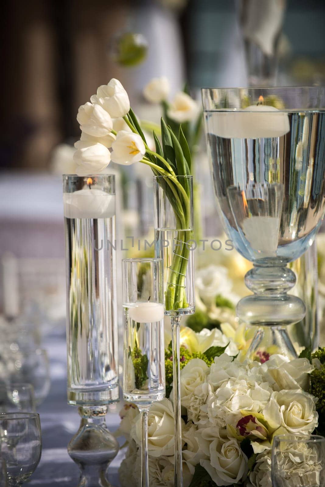 Image of a beautifully decorated wedding venue