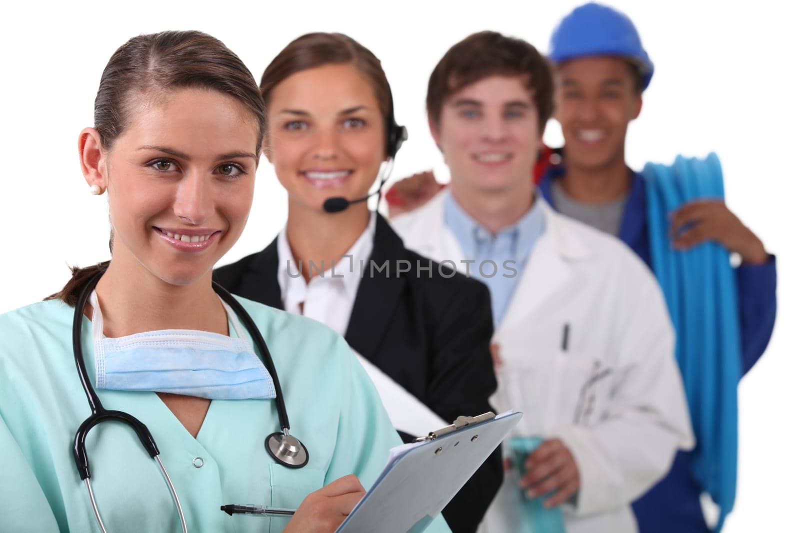 Variety of professionals
