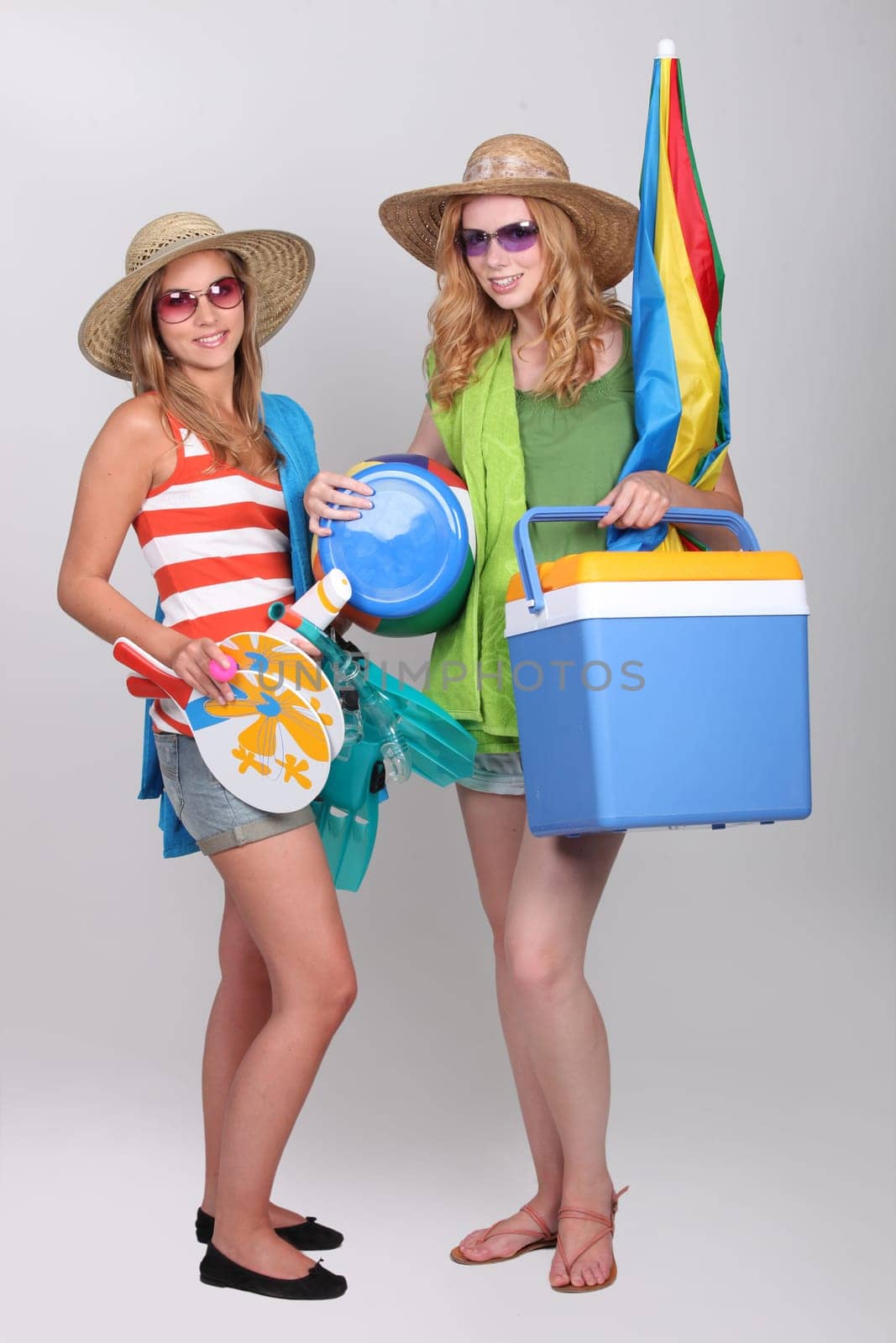 two beautiful  girls