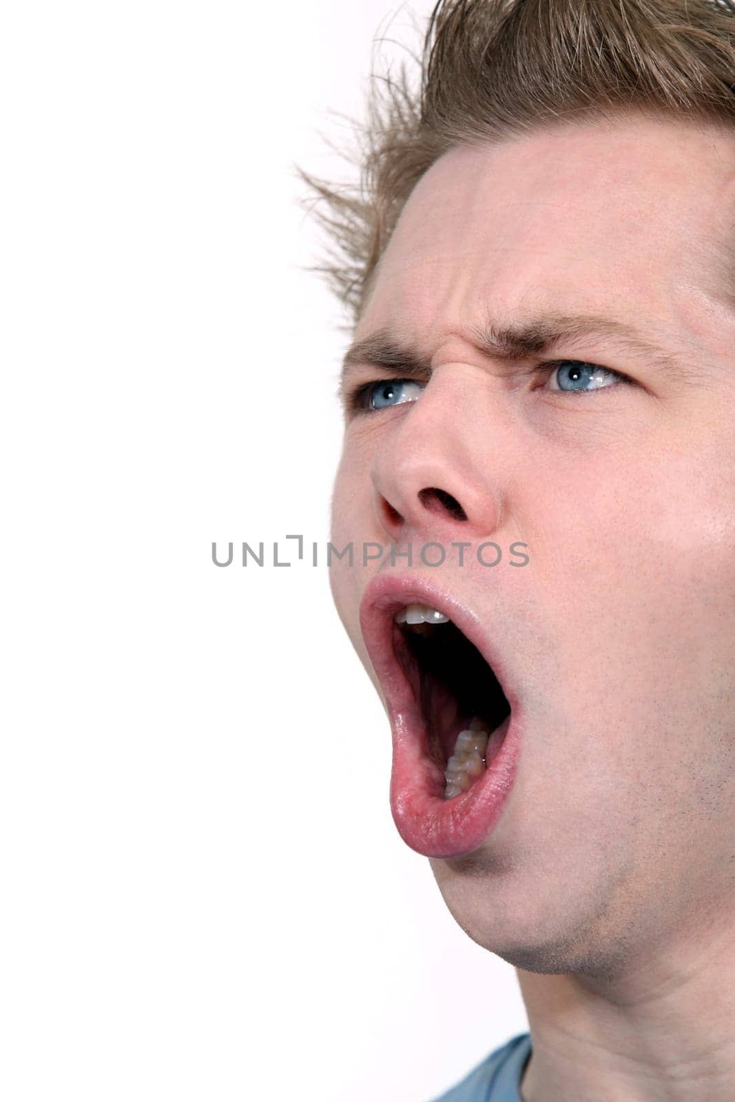 Young man can't take any more