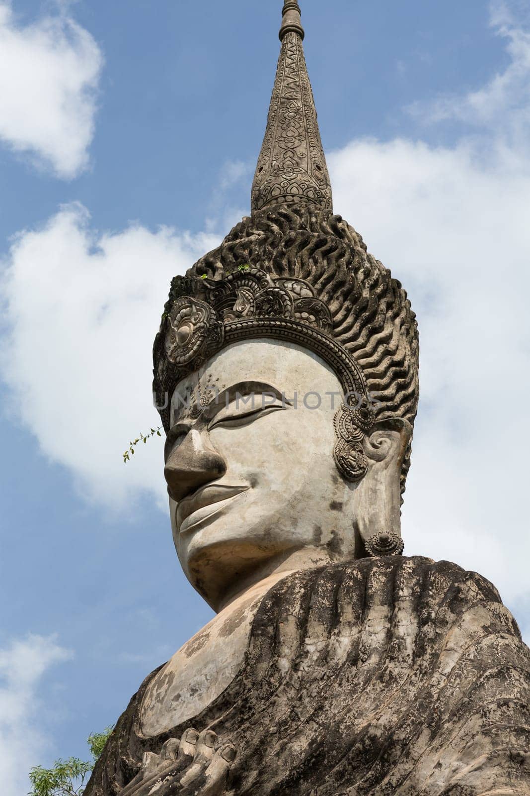 Buddhist sculpture,spiritual architecture at Nong Khai in Thailand