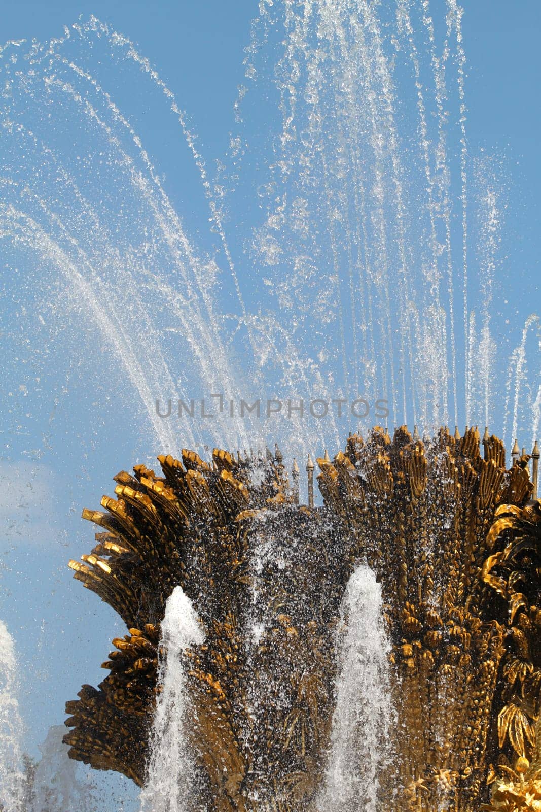 Beautiful fountain in Moscow at ENEA