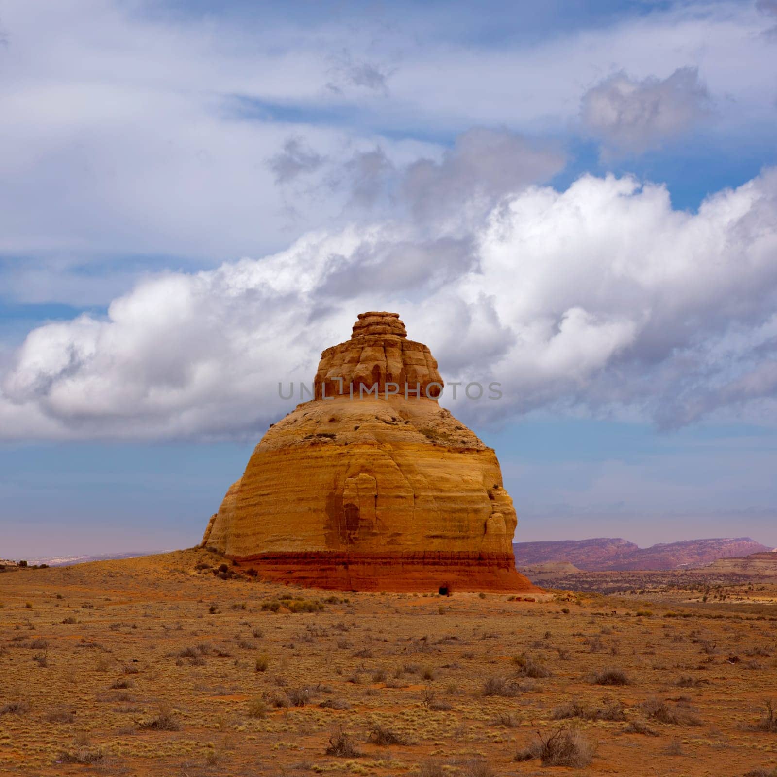 Church rock US highway 163 191 in Utah east of Canyonlands National Park