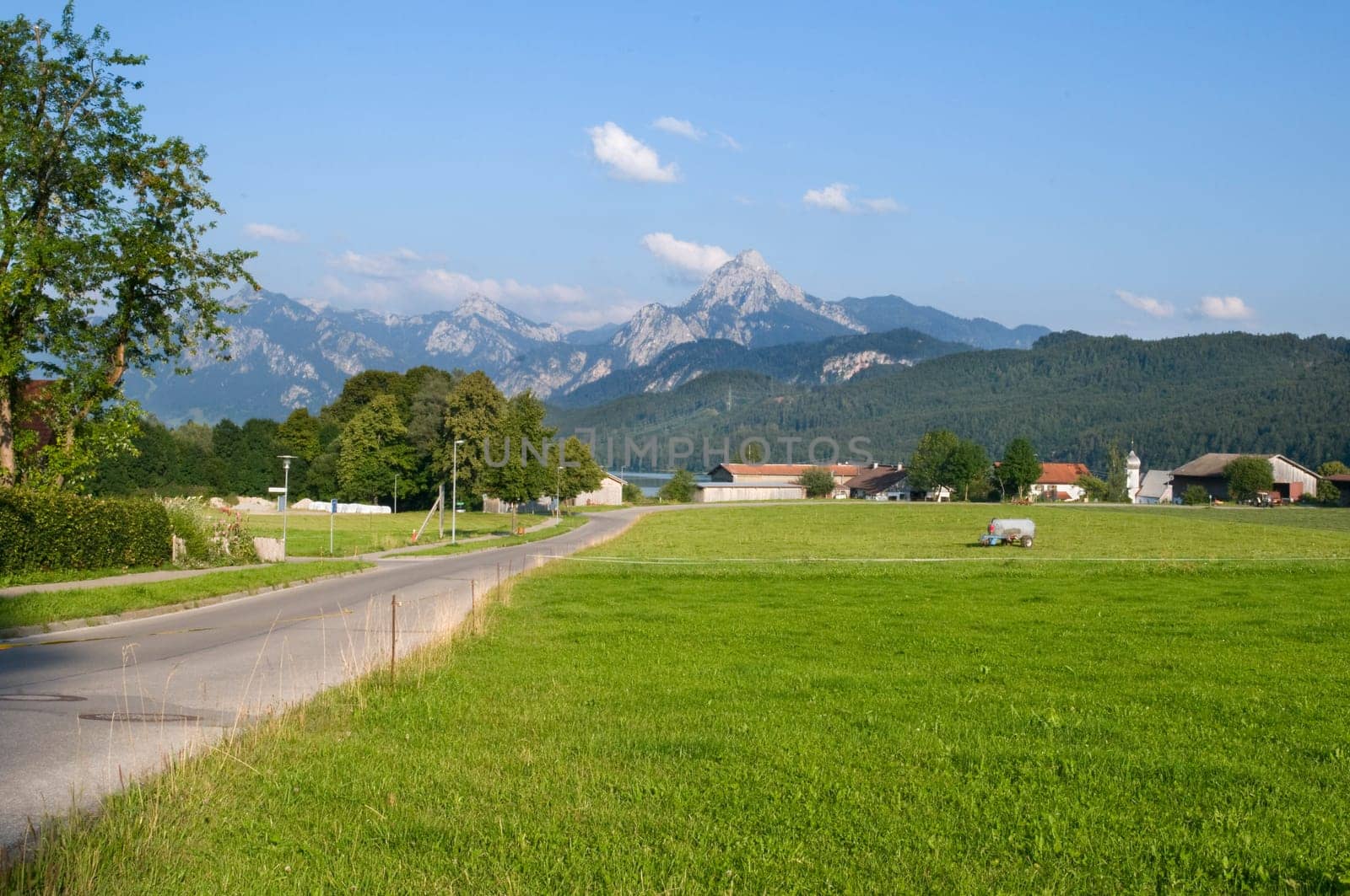 Landscape view in the Allgäu