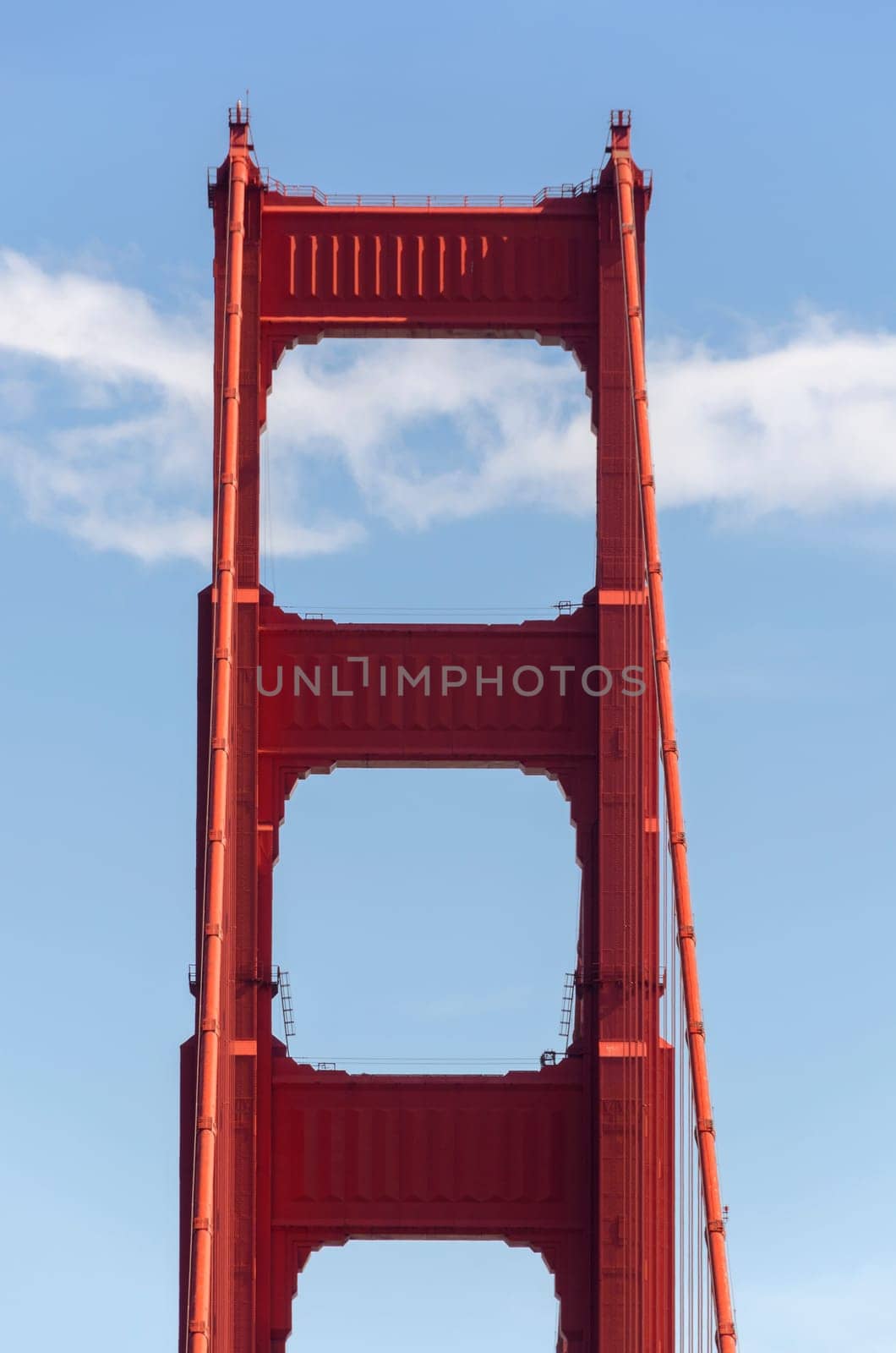 Golden Gate Bridge in San Francisco in California