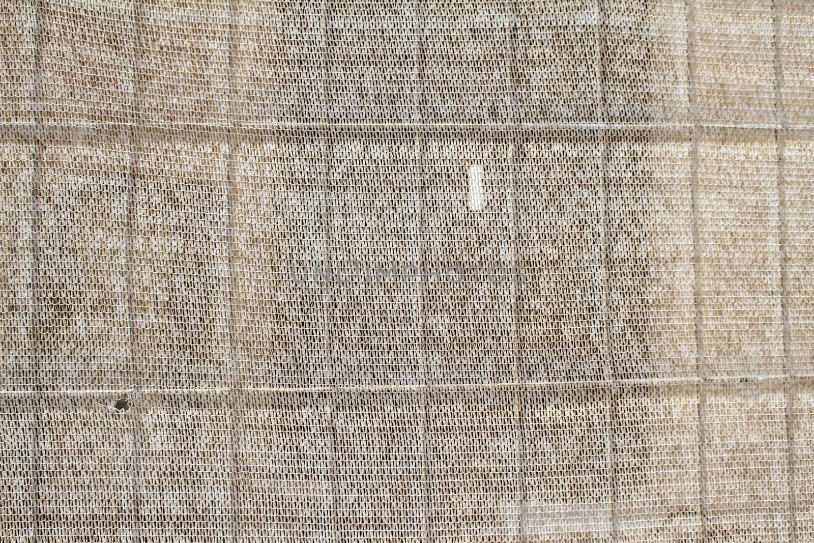 A piece of white fabric background.