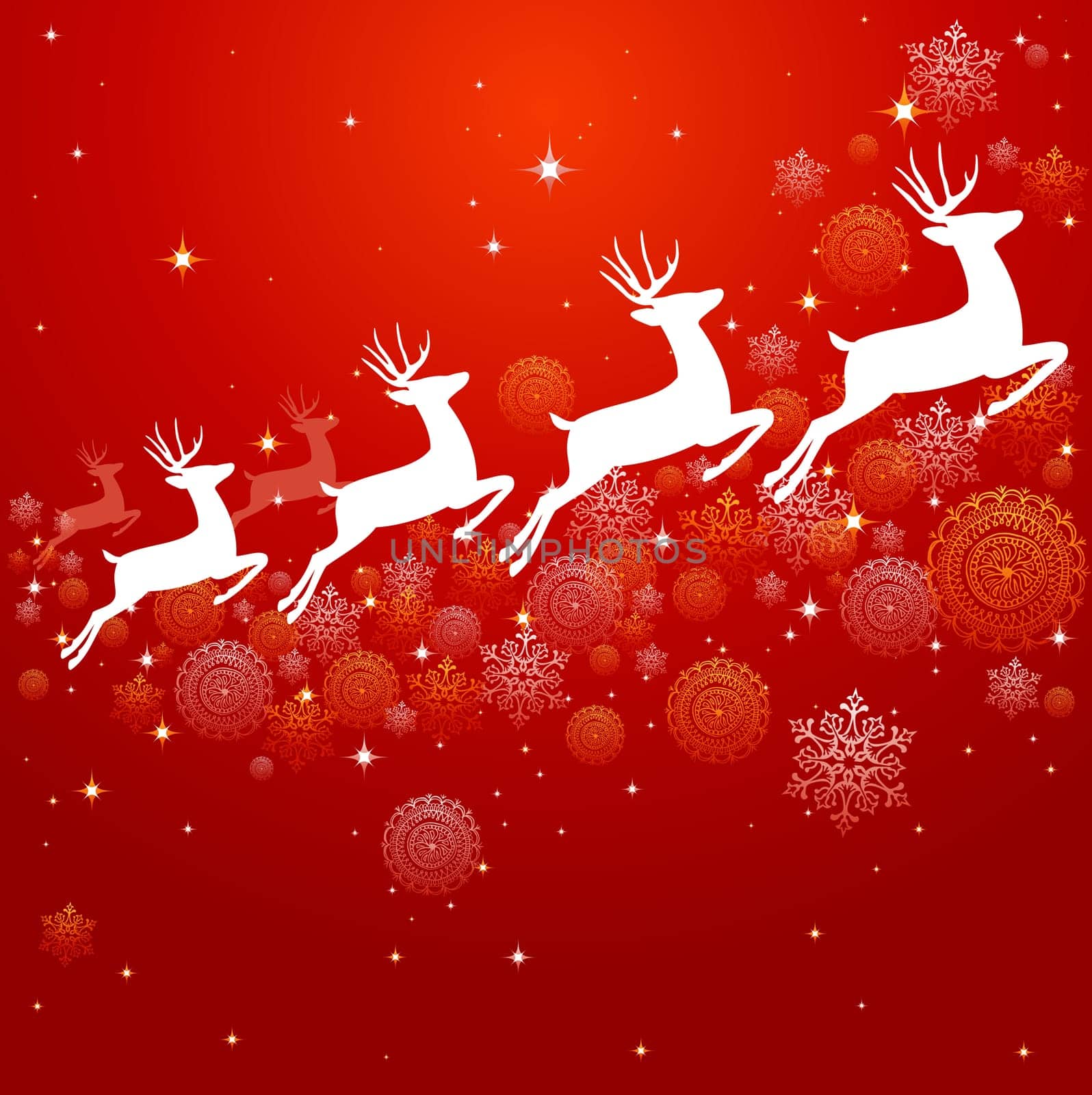 Cute vintage Christmas decoration elements background. EPS10 vector file organized in layers for easy editing.