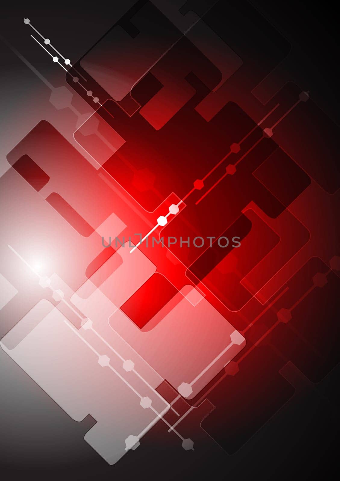 Dark red technology background. Vector design eps 10