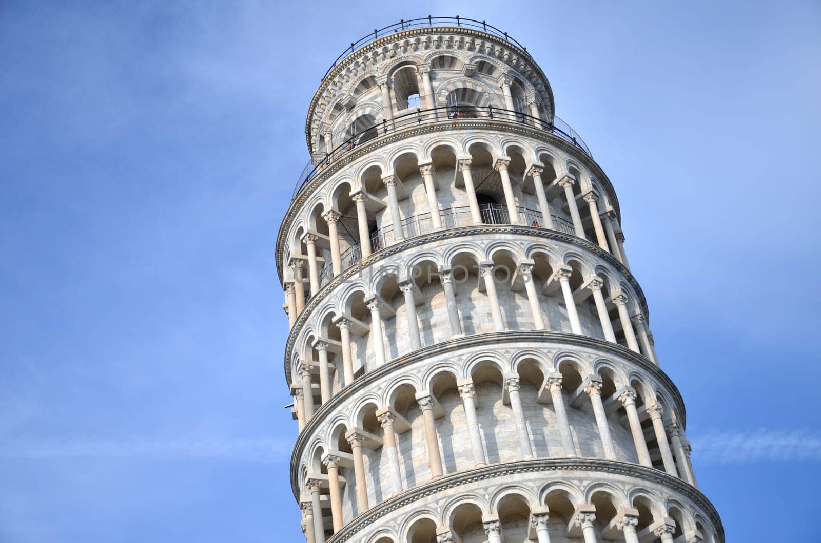 The famous Leaning Tower on Square of Miracles in Pisa, Tuscany - Italy