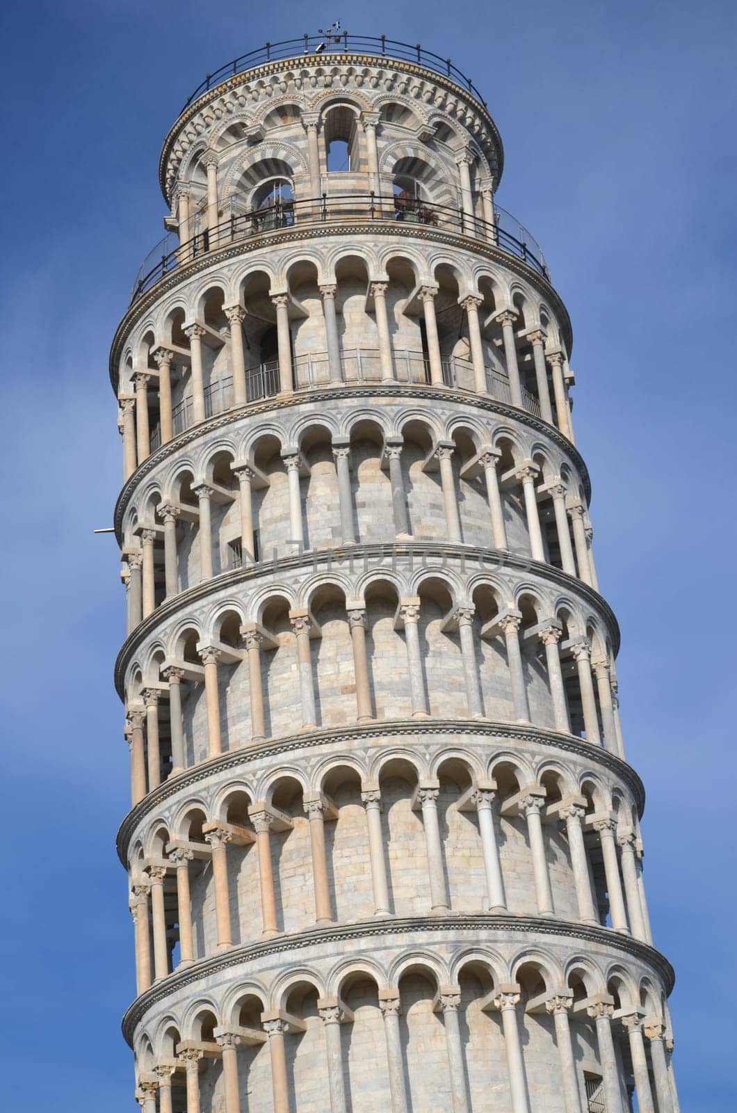 The famous Leaning Tower on Square of Miracles in Pisa, Tuscany - Italy