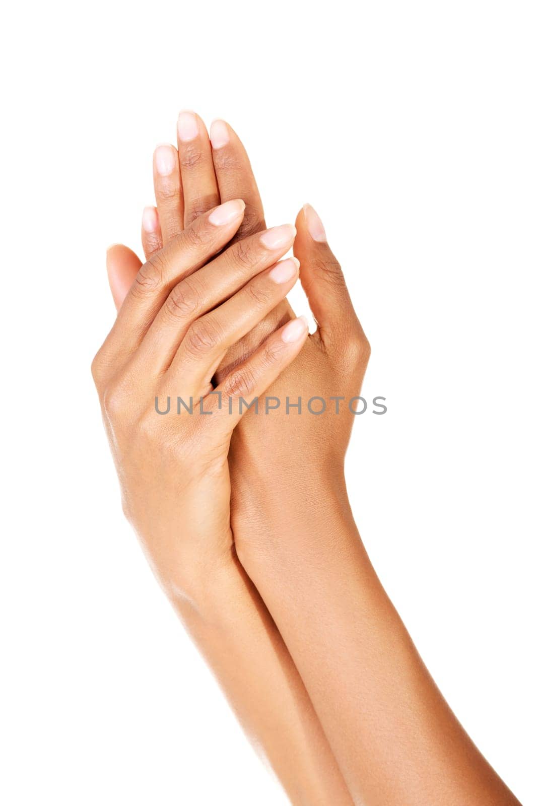 Hands care concept. Close up shoot of beautiful female hands