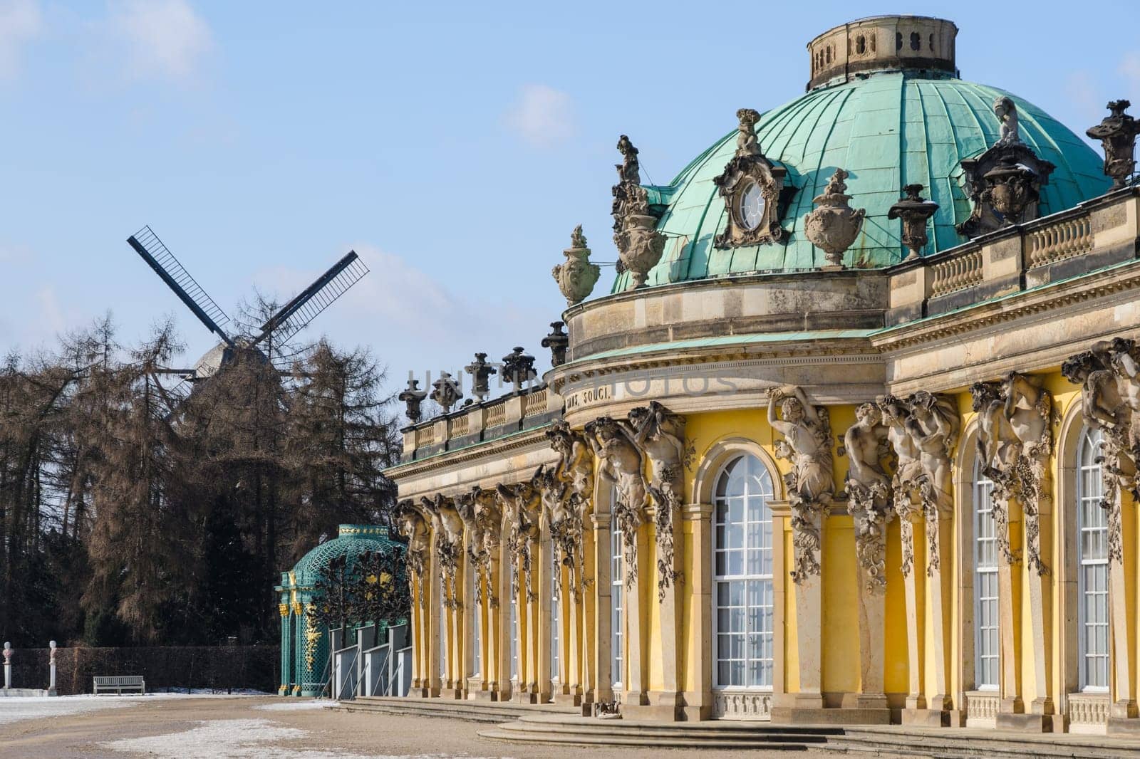 Sanssouci is the former summer palace of Frederick the Great, King of Prussia, in Potsdam, near Berlin