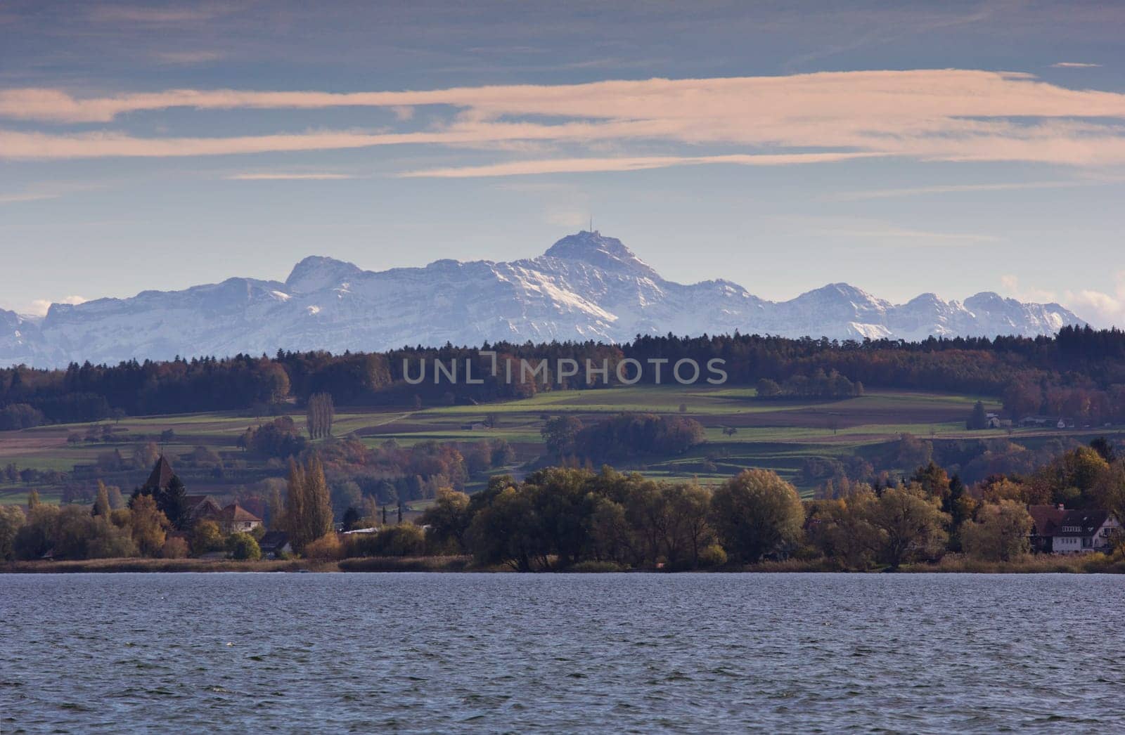 Lake Constance View of the Alps