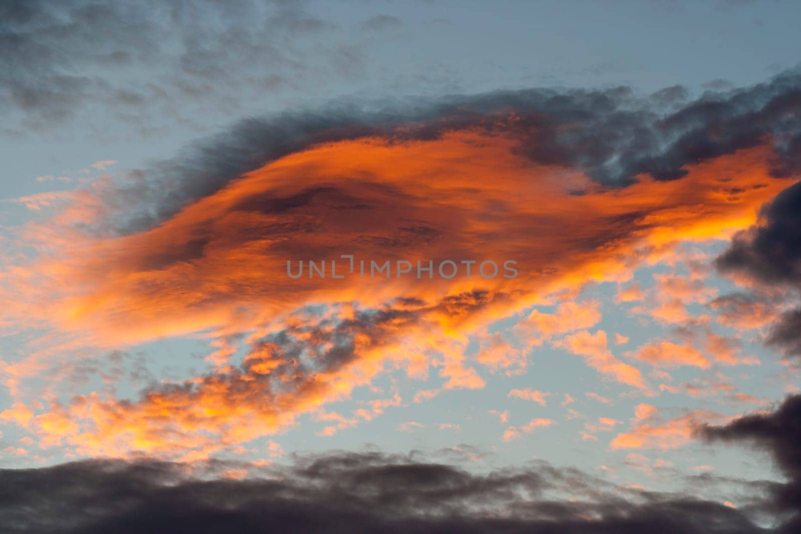 Shot of the rosy sky - gloaming