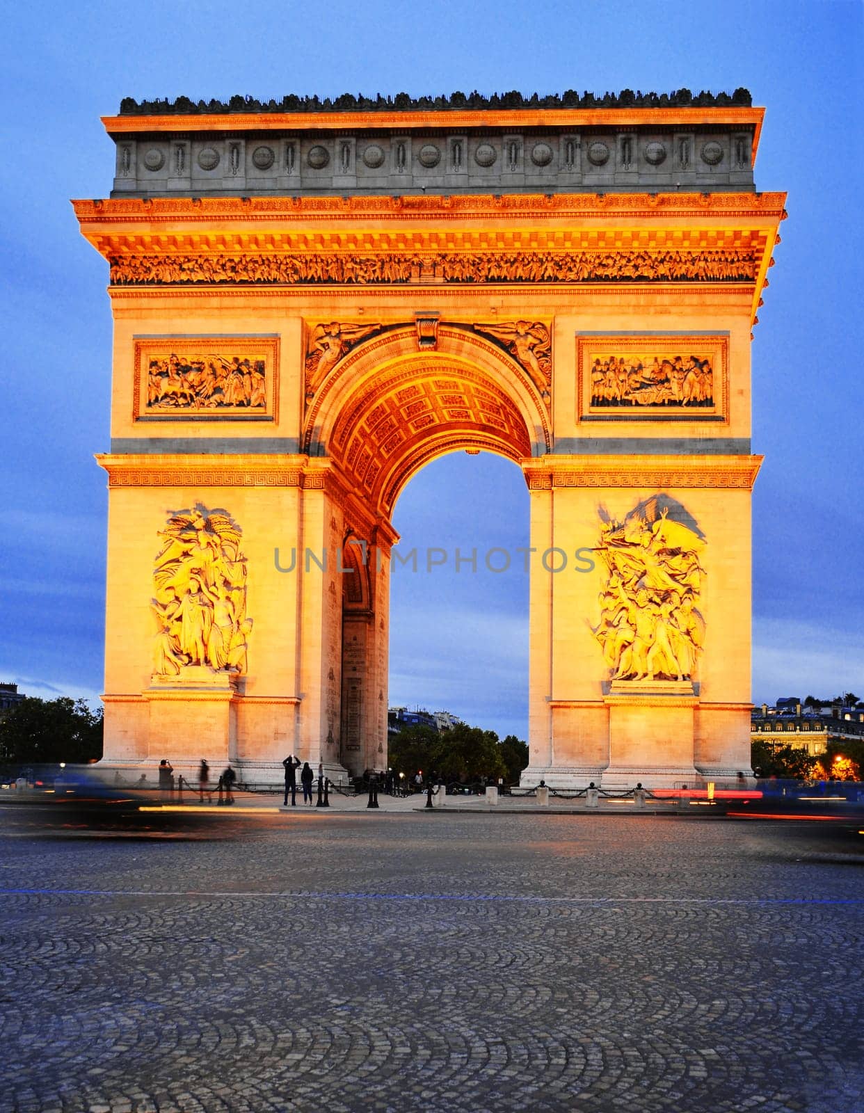 Arc de Triomphe de l'Étoile, Triumphal Arch, Paris, France