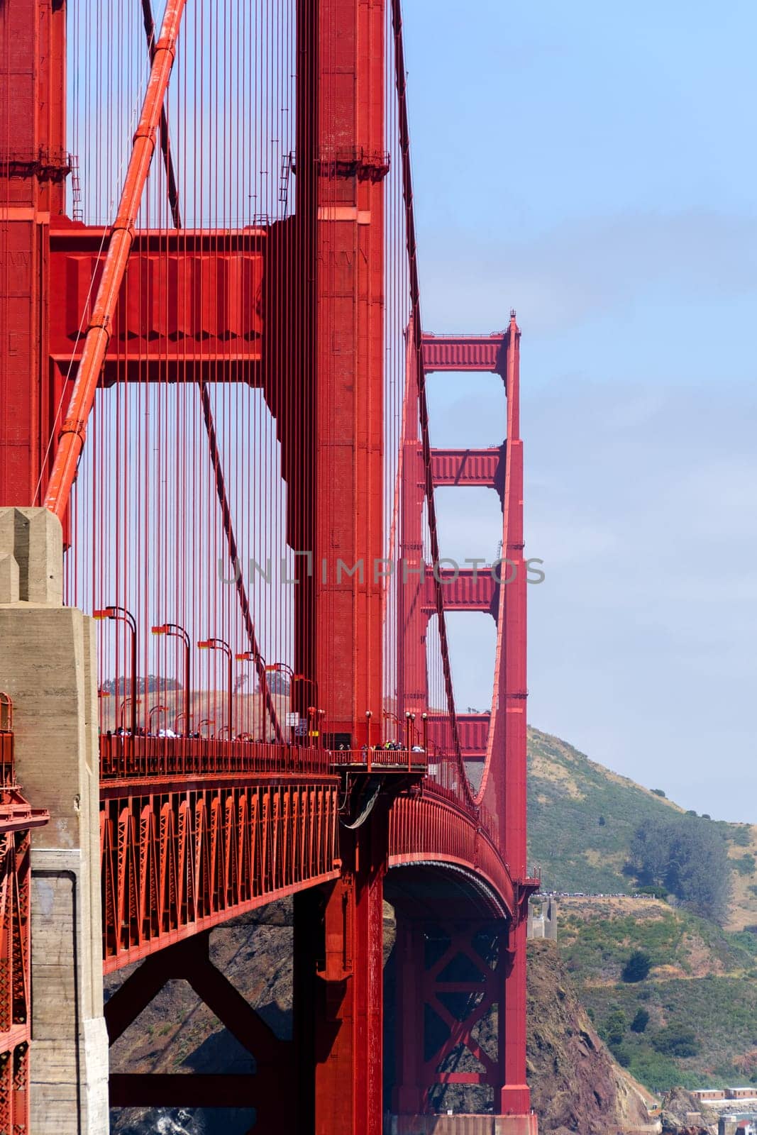Golden Gate Bridge in San Francisco in California