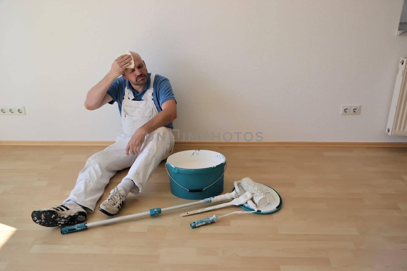 Painter after work