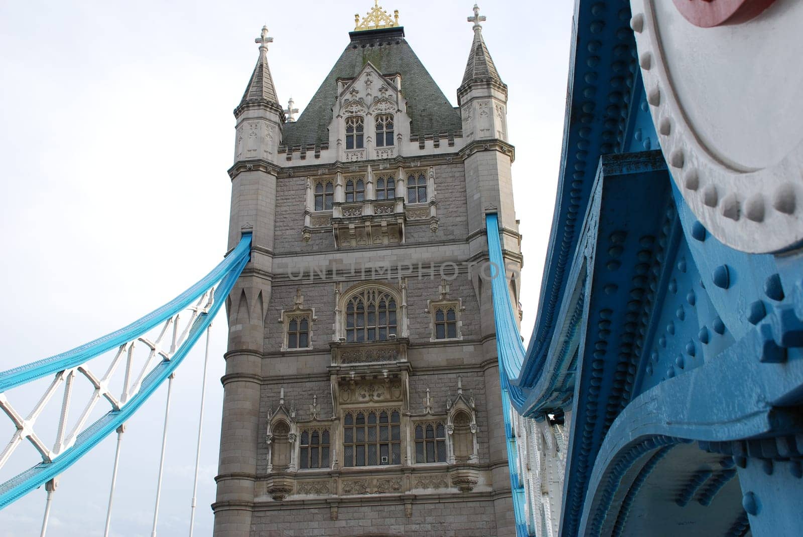 Steel girders Tower Bridge London