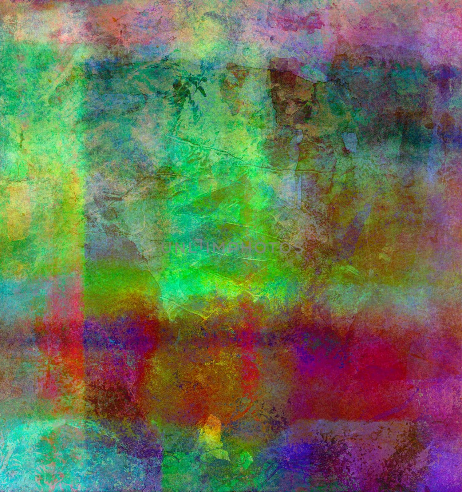 Abstract painting textures on paper