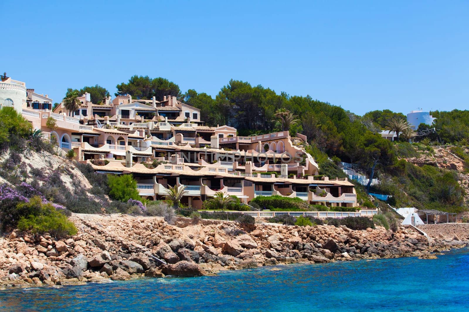 Beautiful spanish houses. Modern resort