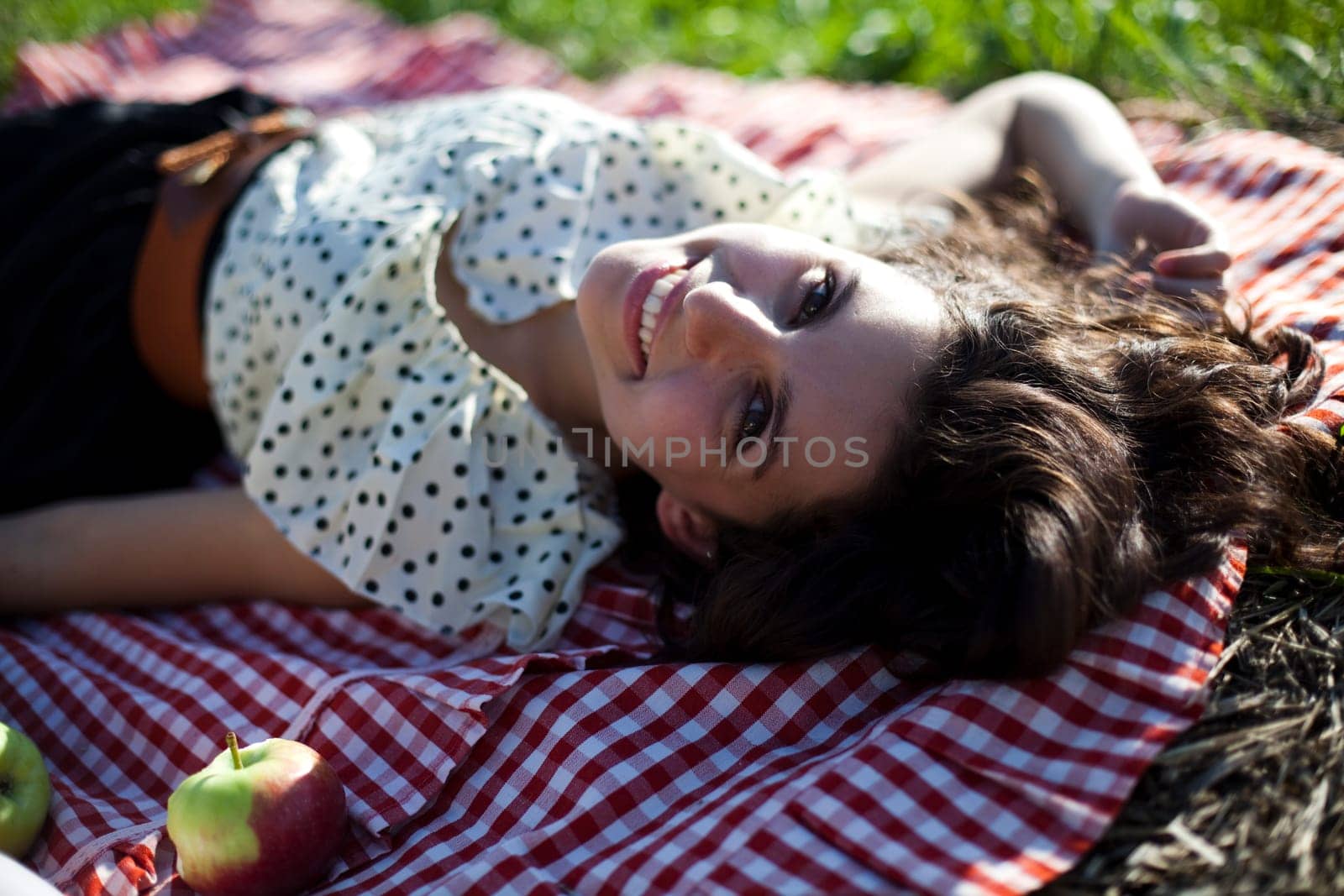 Girl on a picnic