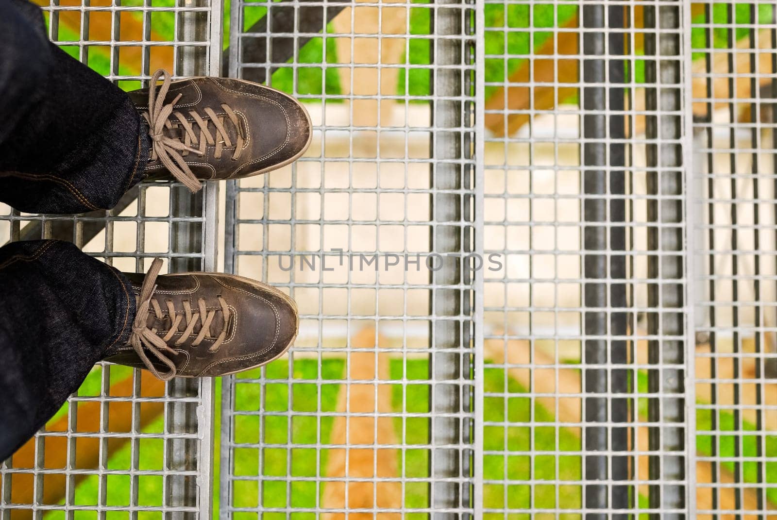 Fear of heights on observation deck