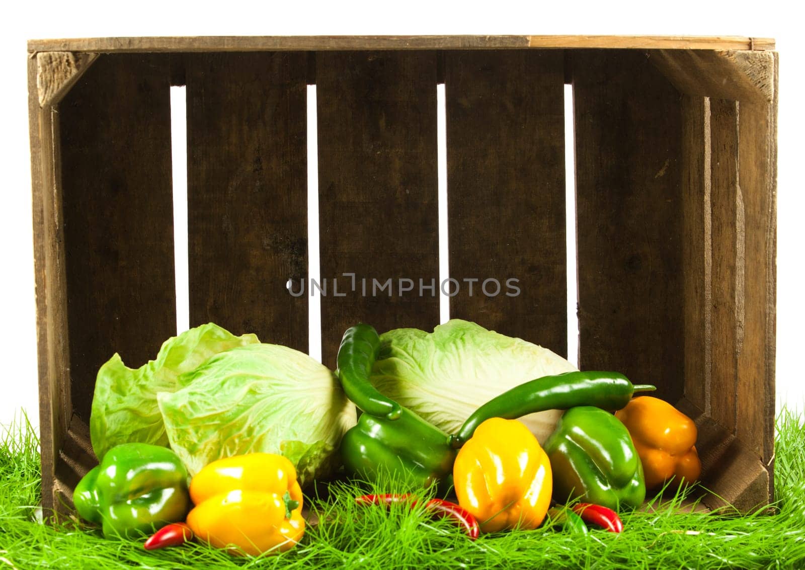 fresh vegetables.