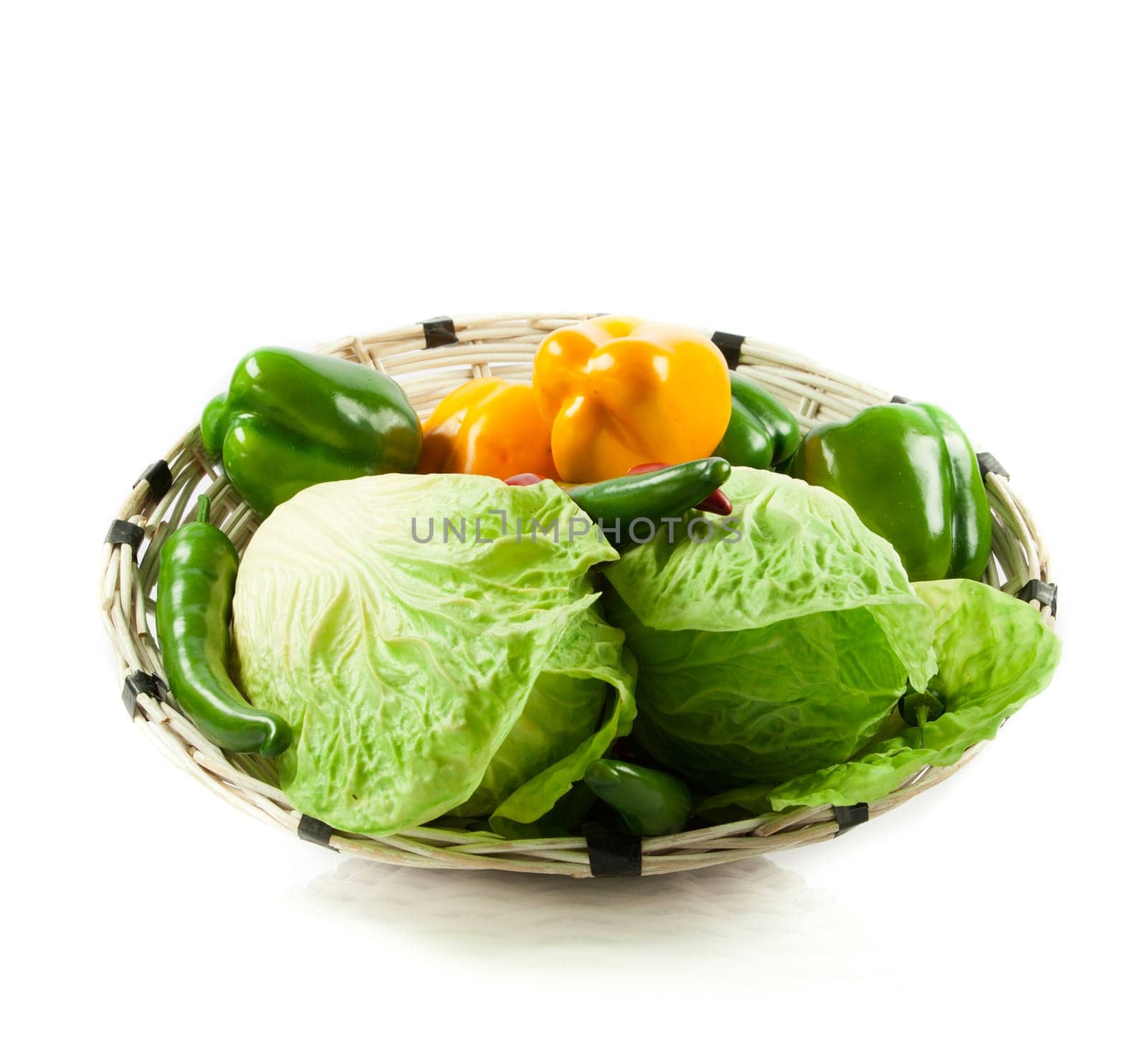 fresh vegetables.