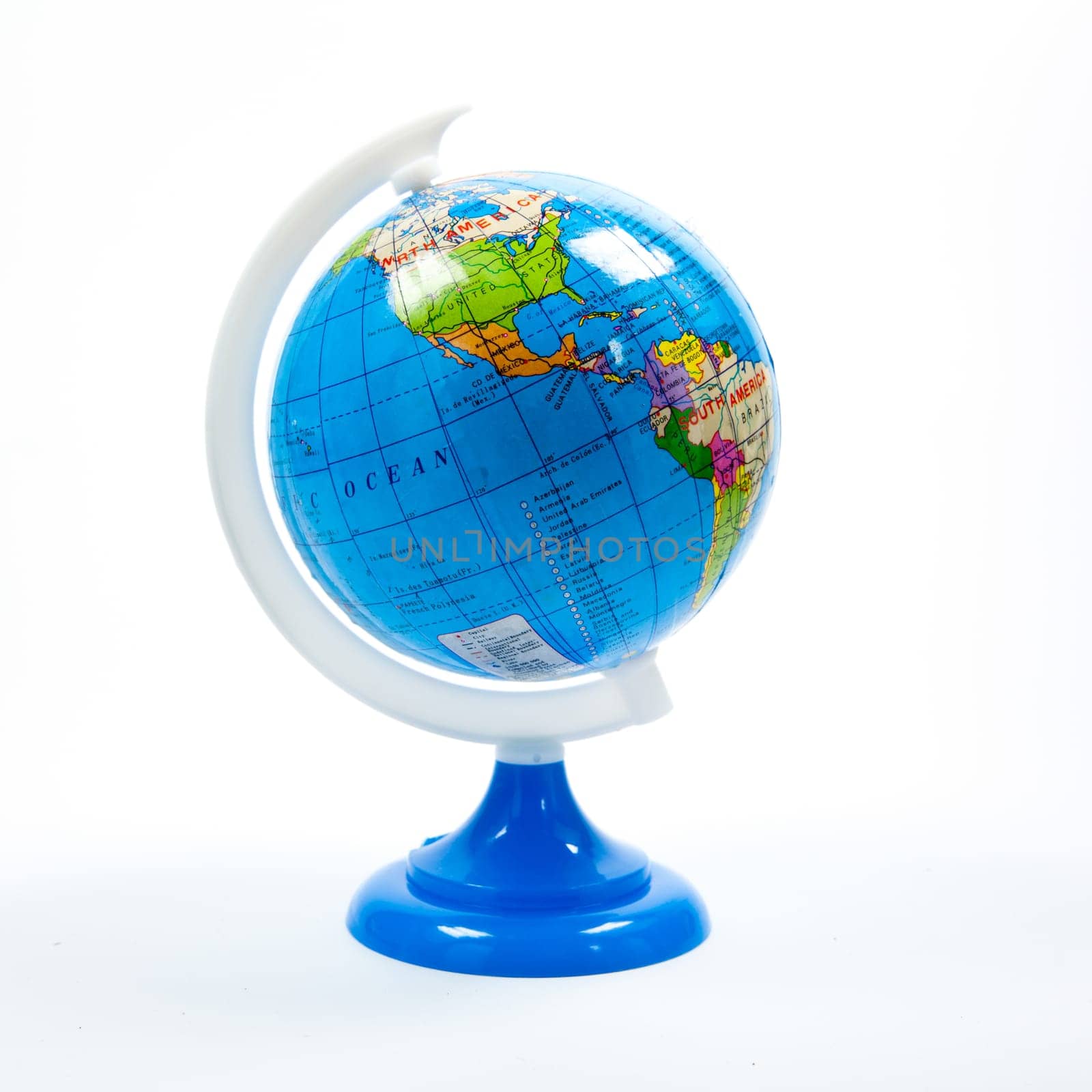 Globe isolated on white