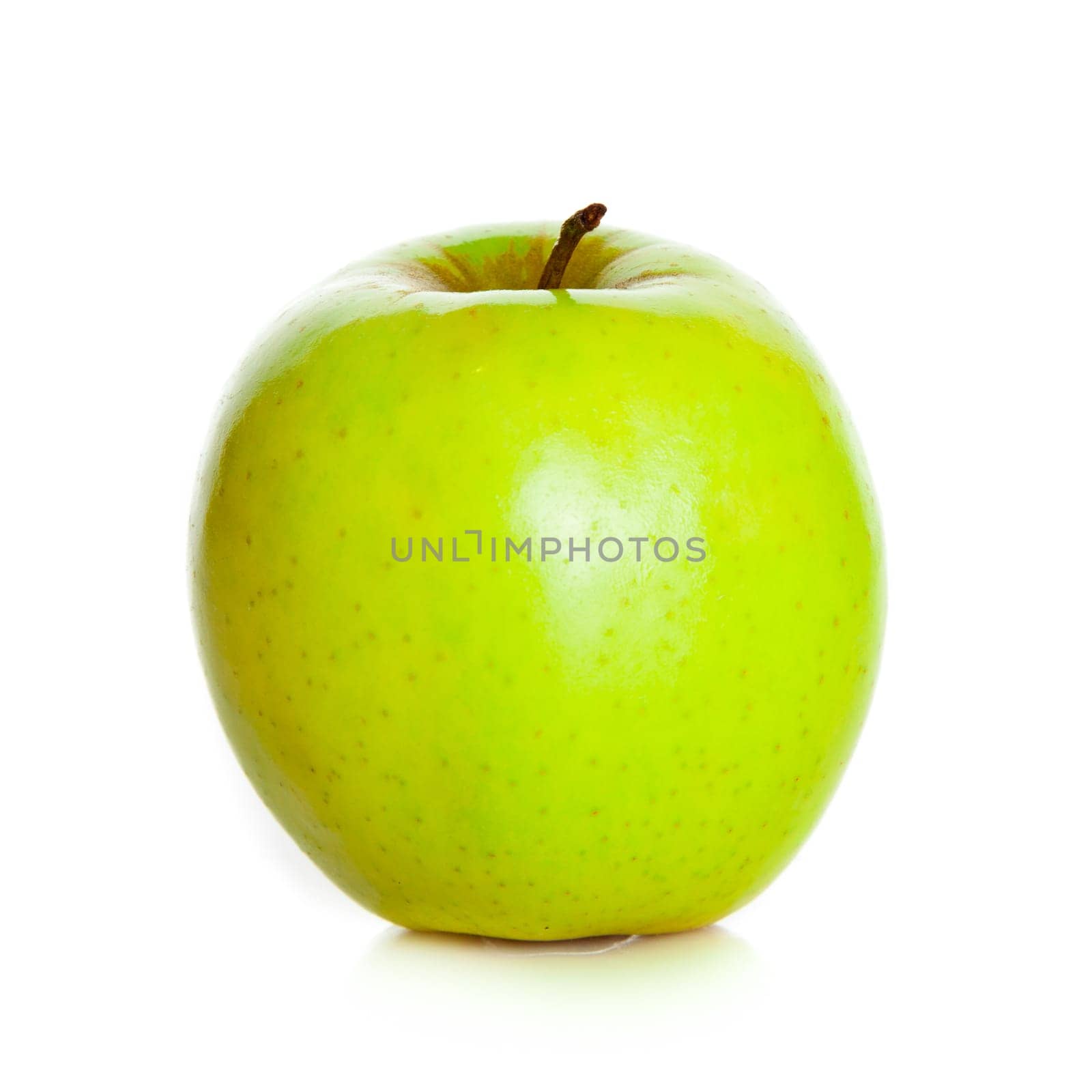 Green apple isolated on white