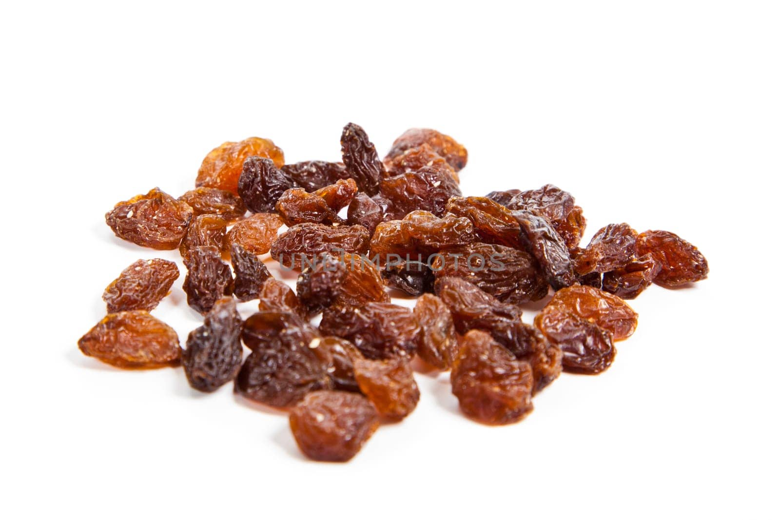 raisins isolated on white background