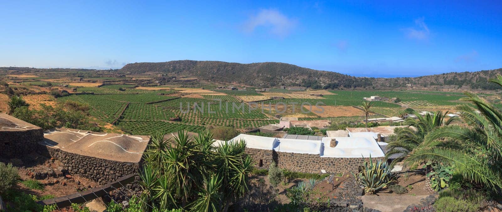 View of Monastero valley in Pantelleria, Sicily