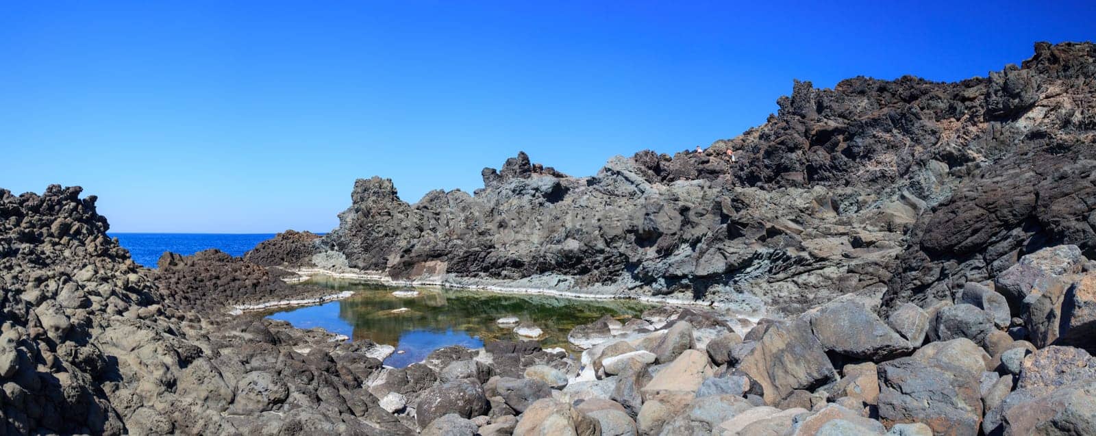 View of Laghetti delle ondine in Pantelleria, Sicily