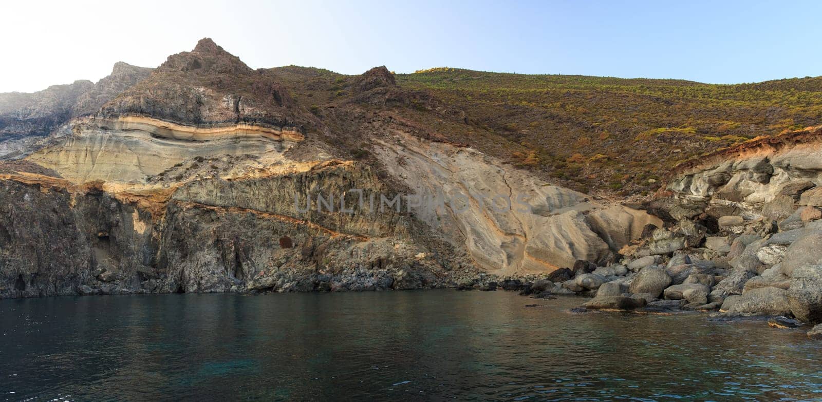View of Balata dei Turchi in Pantelleria island, Sicily