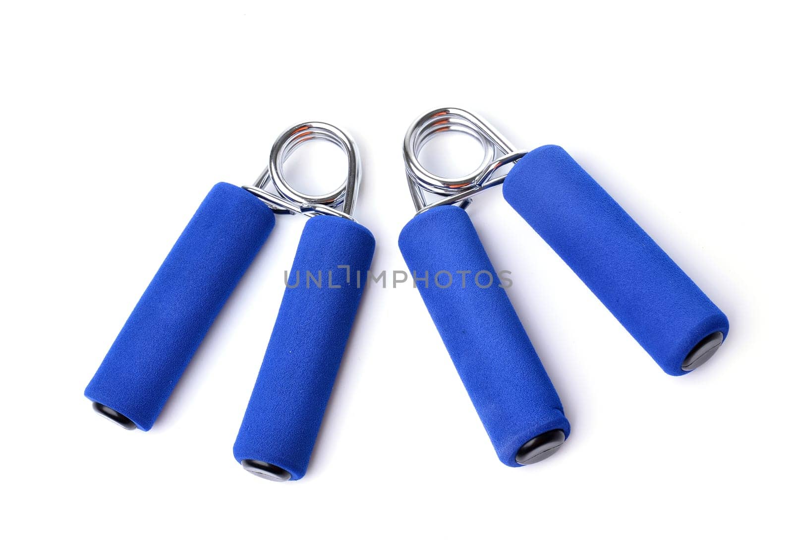 hand grip foam handle on white background