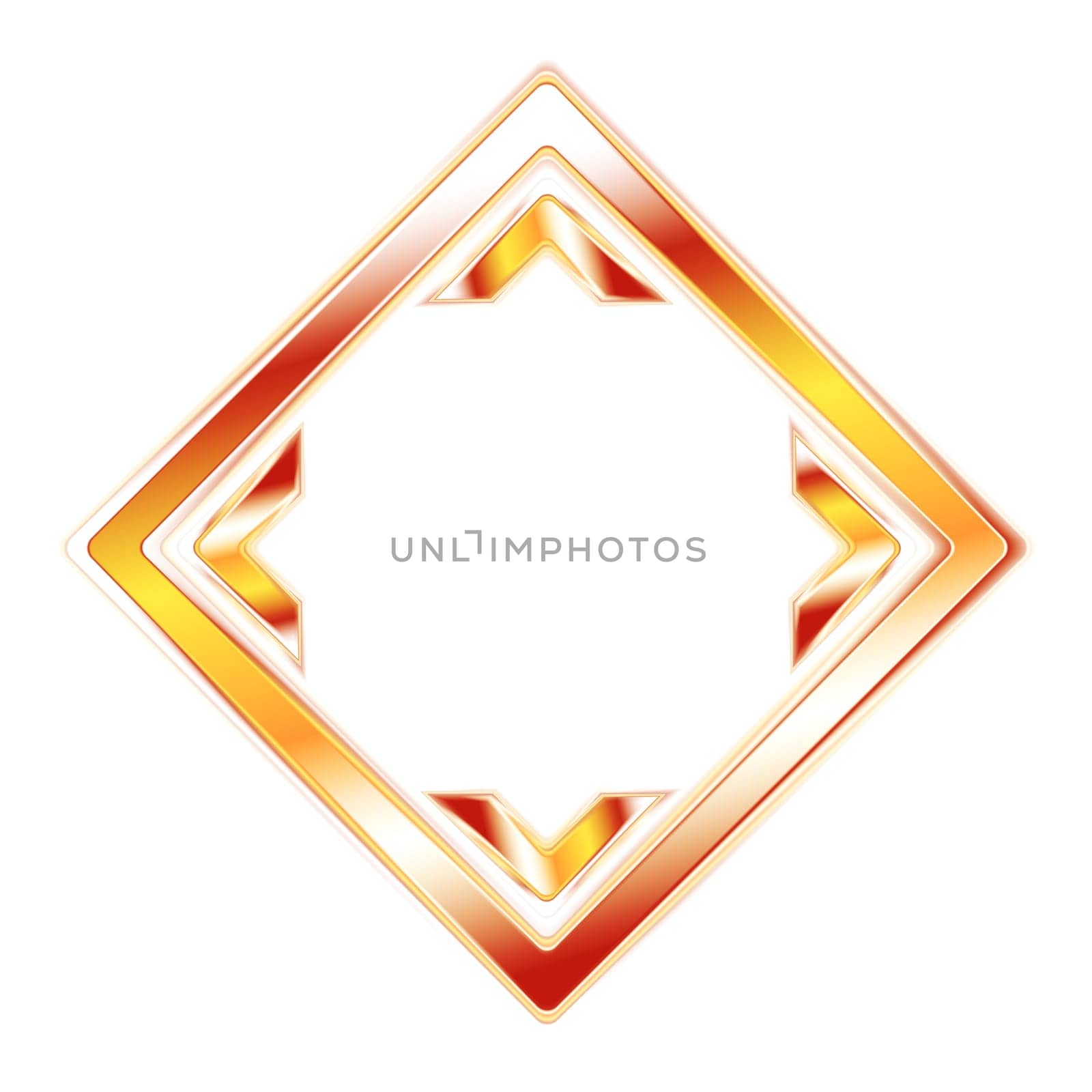 Abstract elegant orange shape. Vector logo eps 10