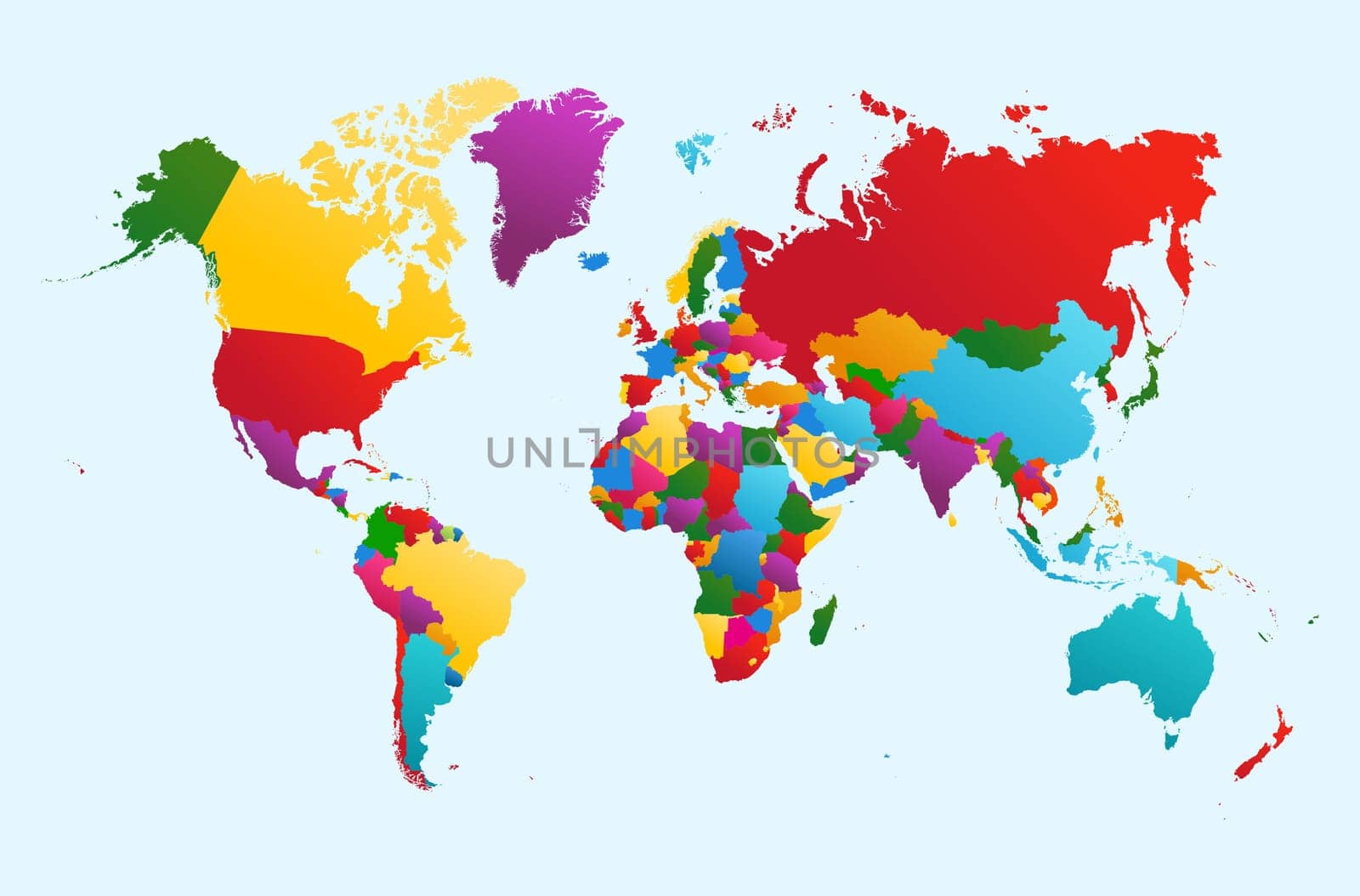 World map with GPS location pushpins travel elements illustration. EPS10 vector file organized in layers for easy editing..