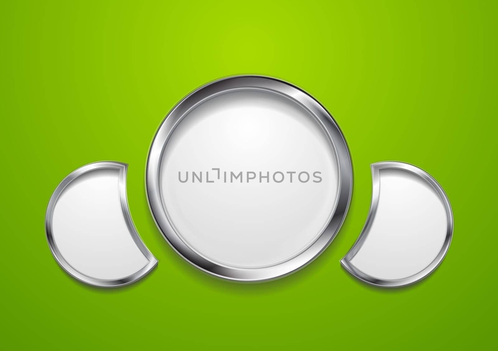 Abstract bright background with round shapes. Vector template eps 10