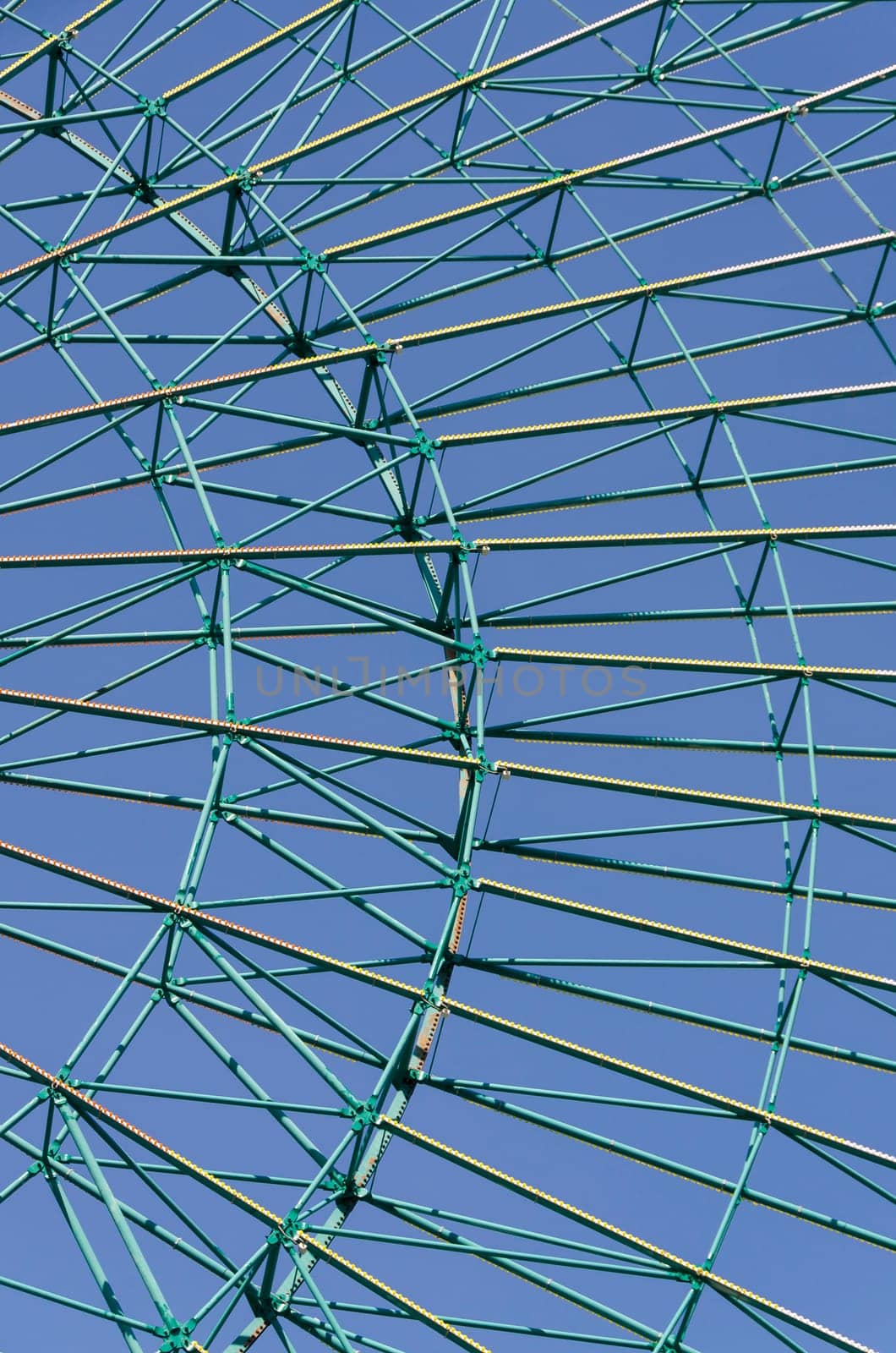 detail of a carousel ferris wheel