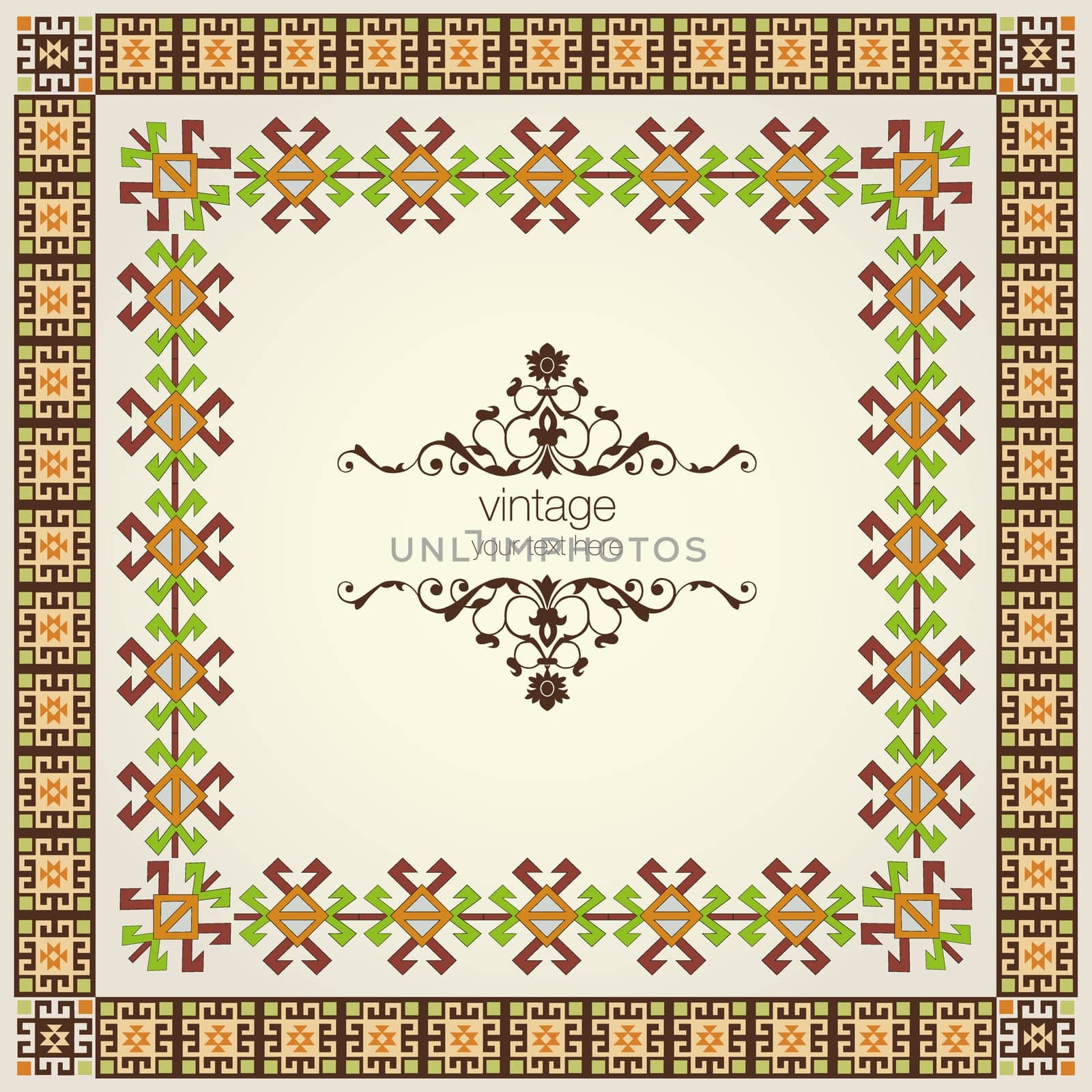border elements of the old motifs created