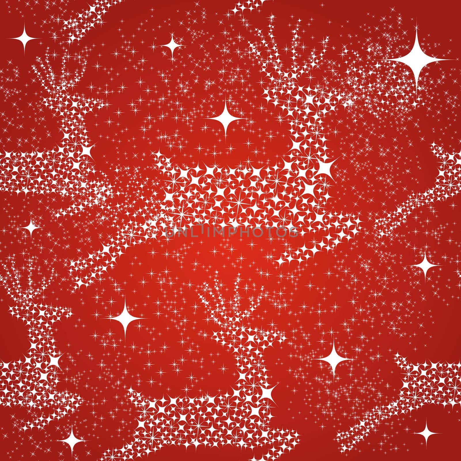 Merry Christmas decoration reindeer seamless pattern background. Vector file organized in layers for easy editing.