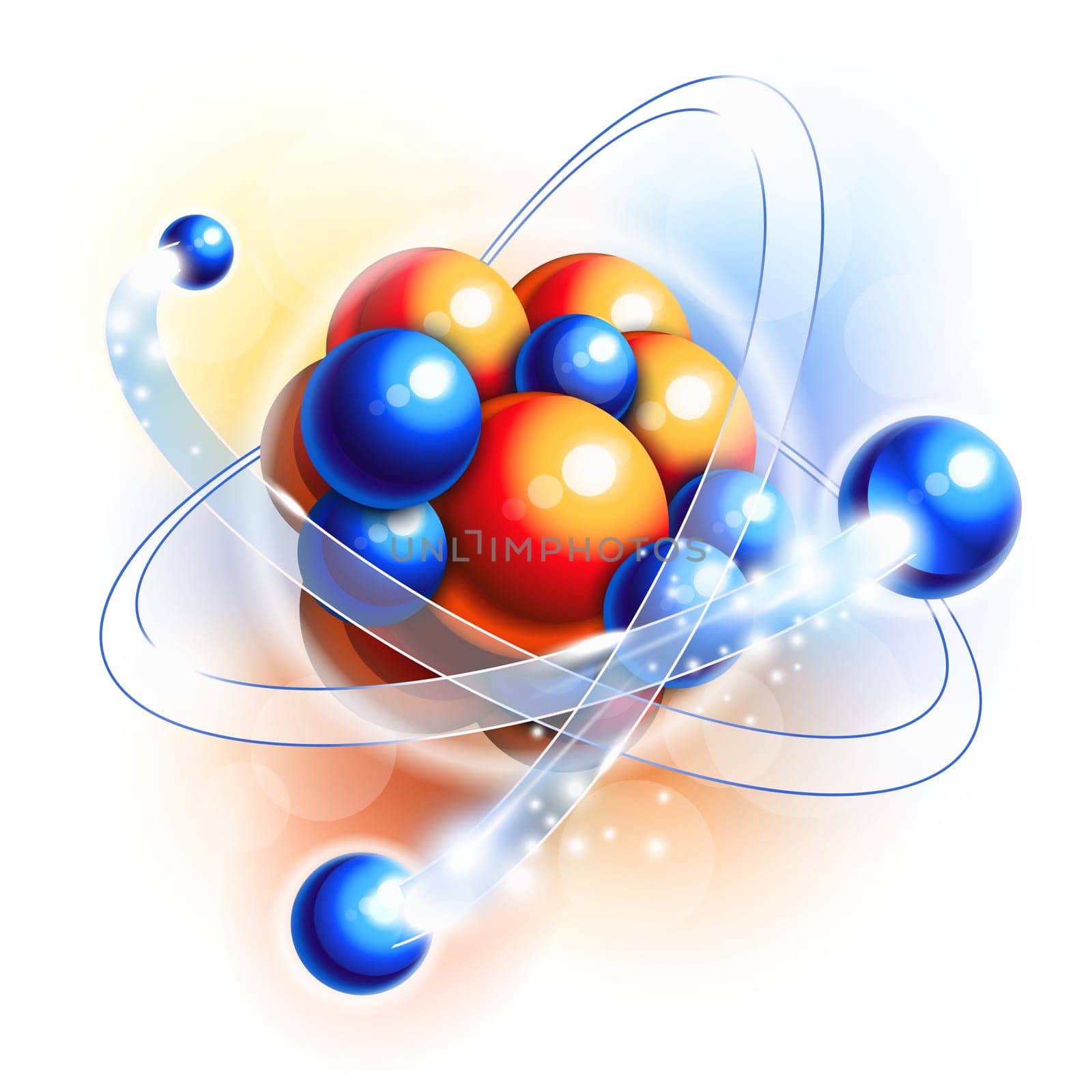 Molecule, atoms and particles in motion