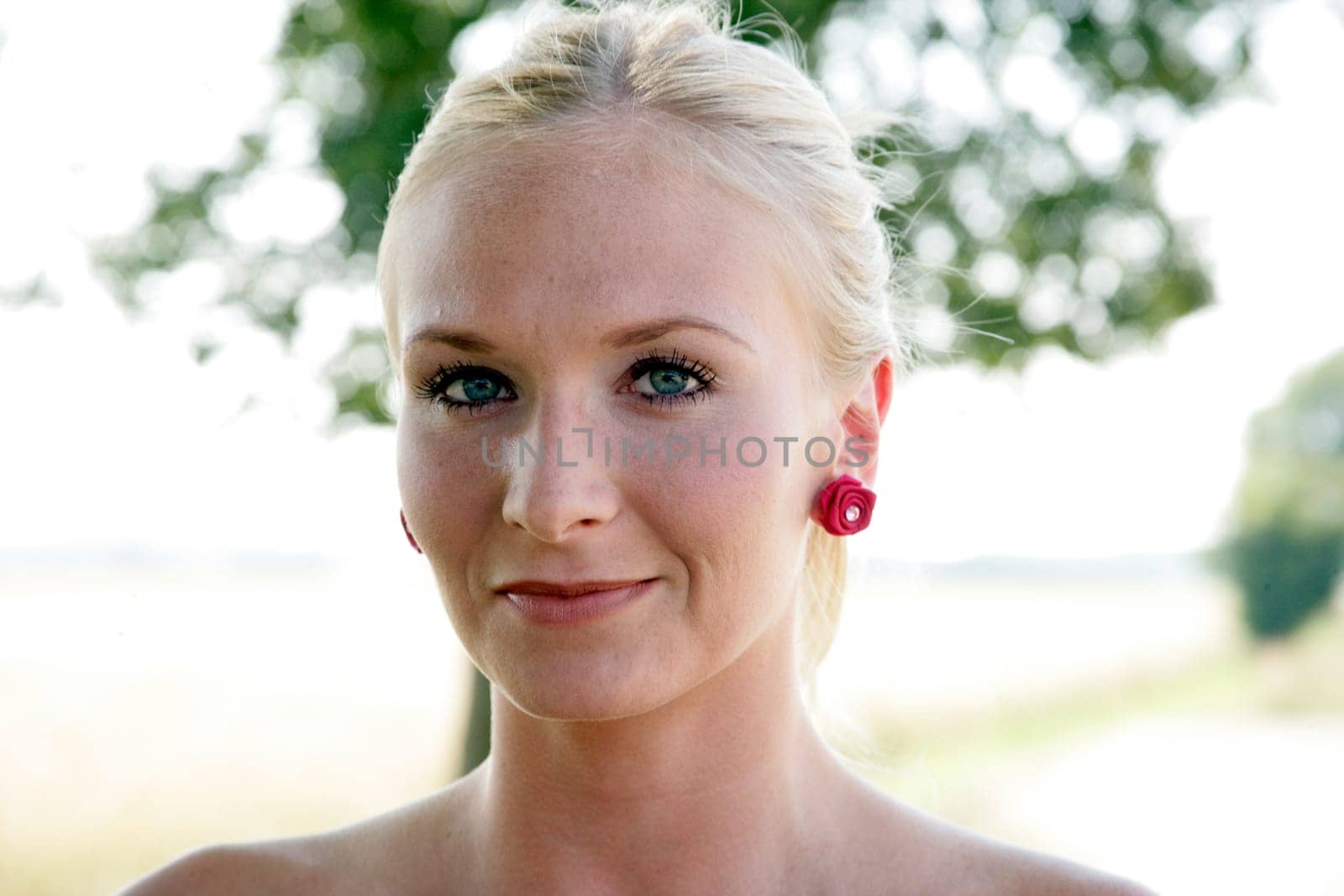 Portrait of a young pretty woman
