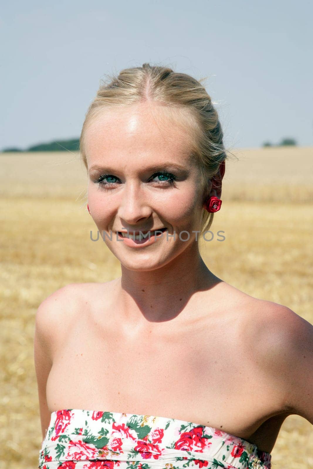 Portrait of a young pretty woman