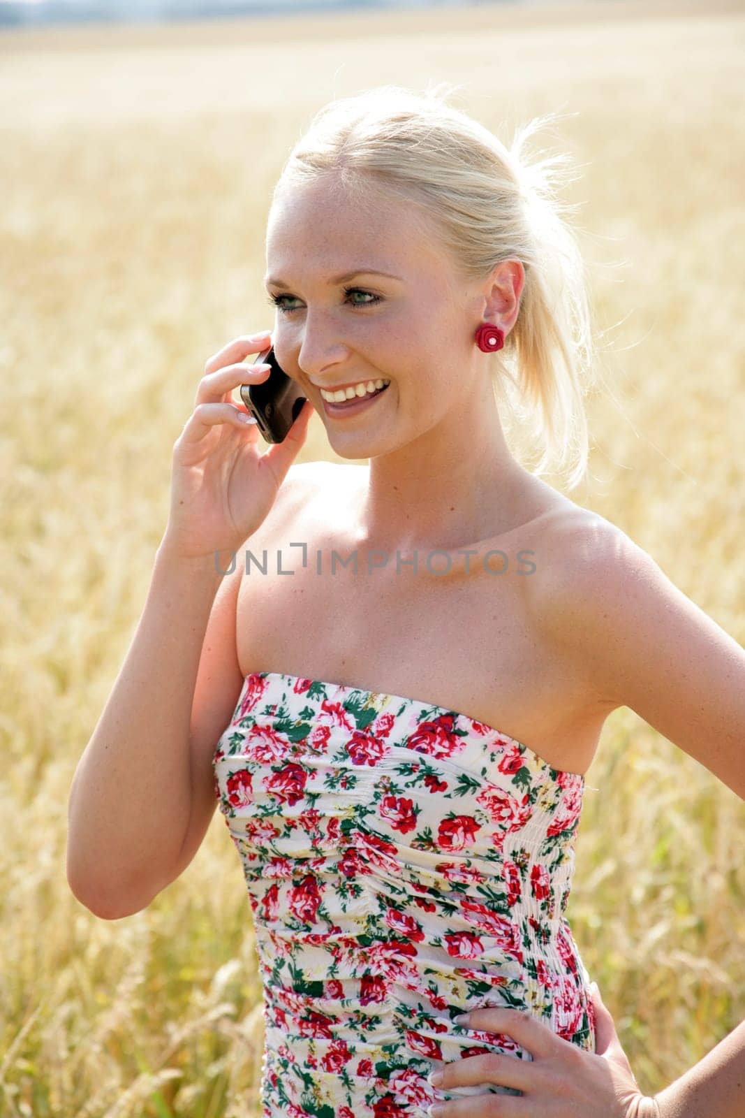 Young woman with smartphone