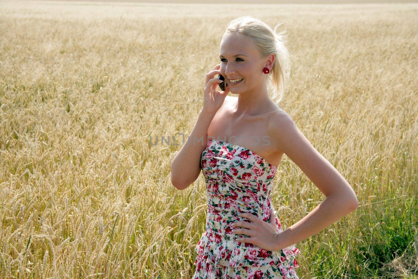 Young woman with smartphone