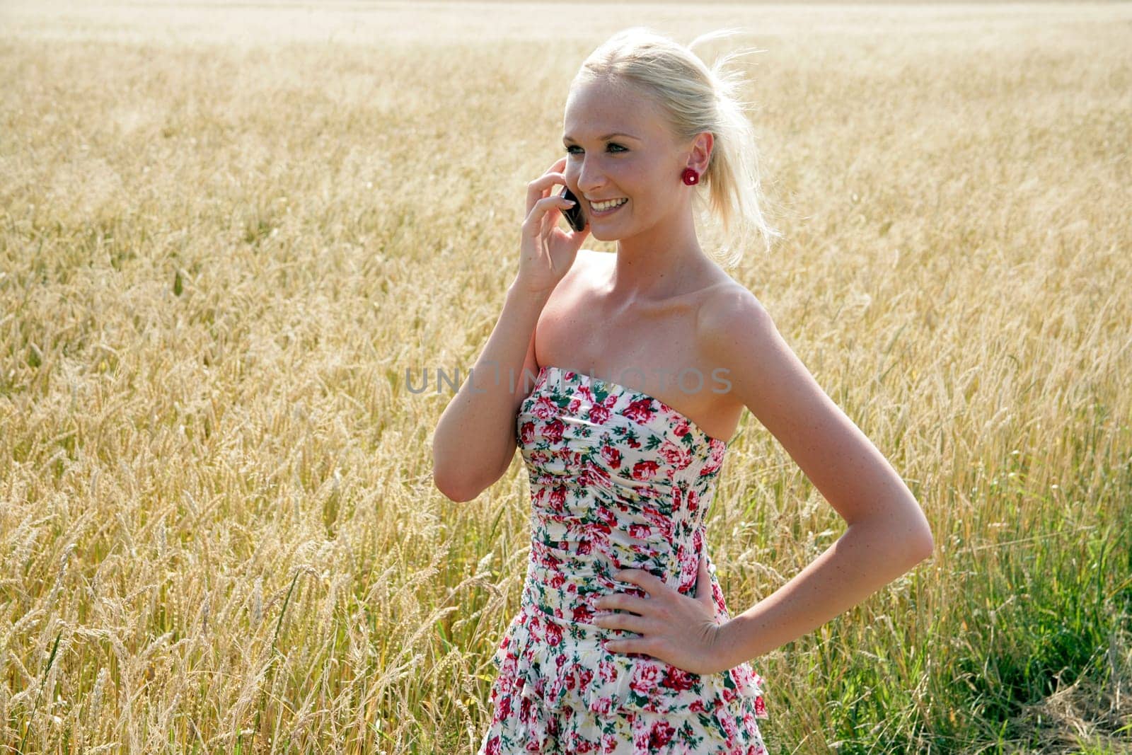 Young woman with smartphone