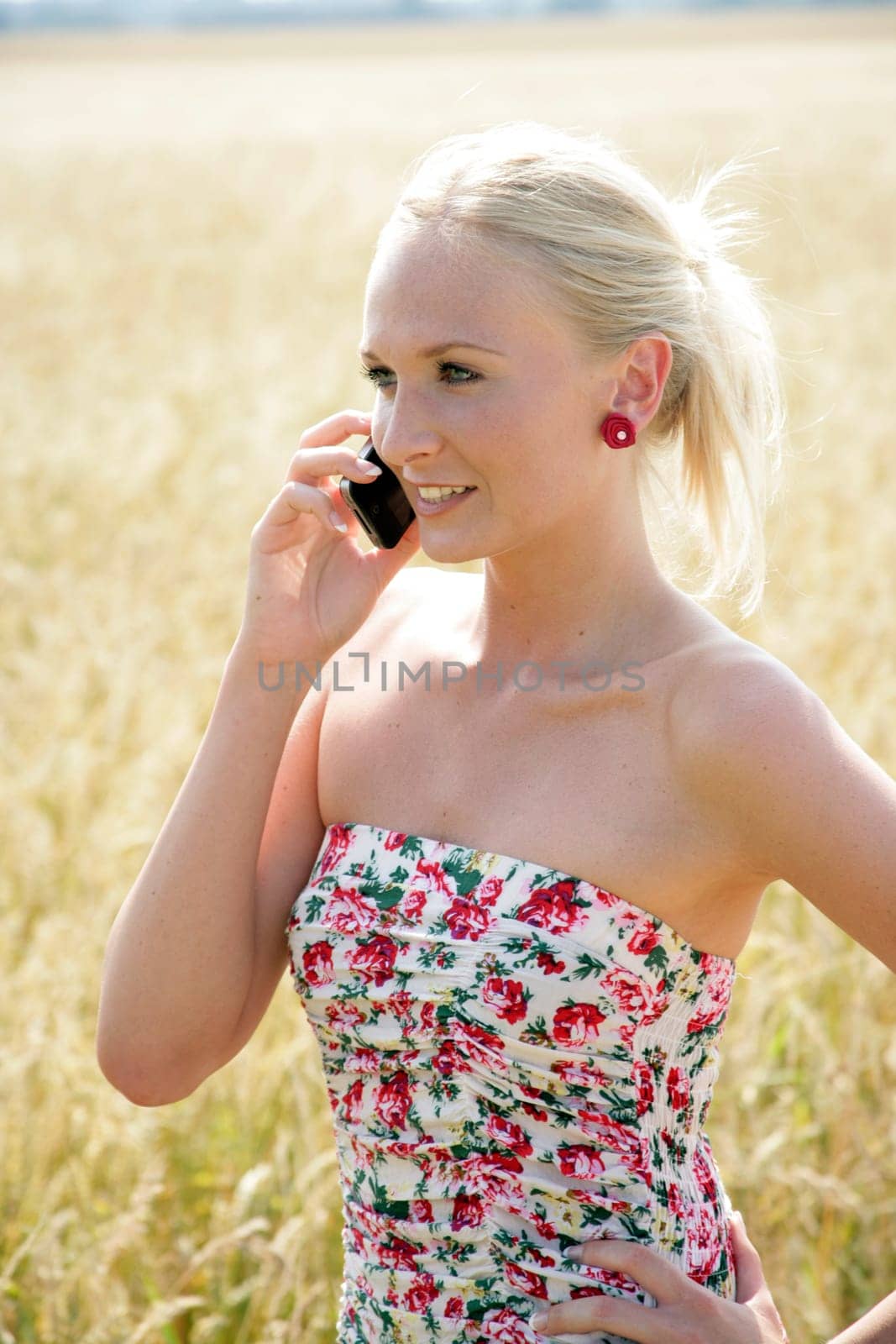 Young woman with smartphone